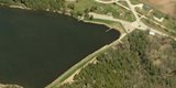 Forestville Dam from the air.