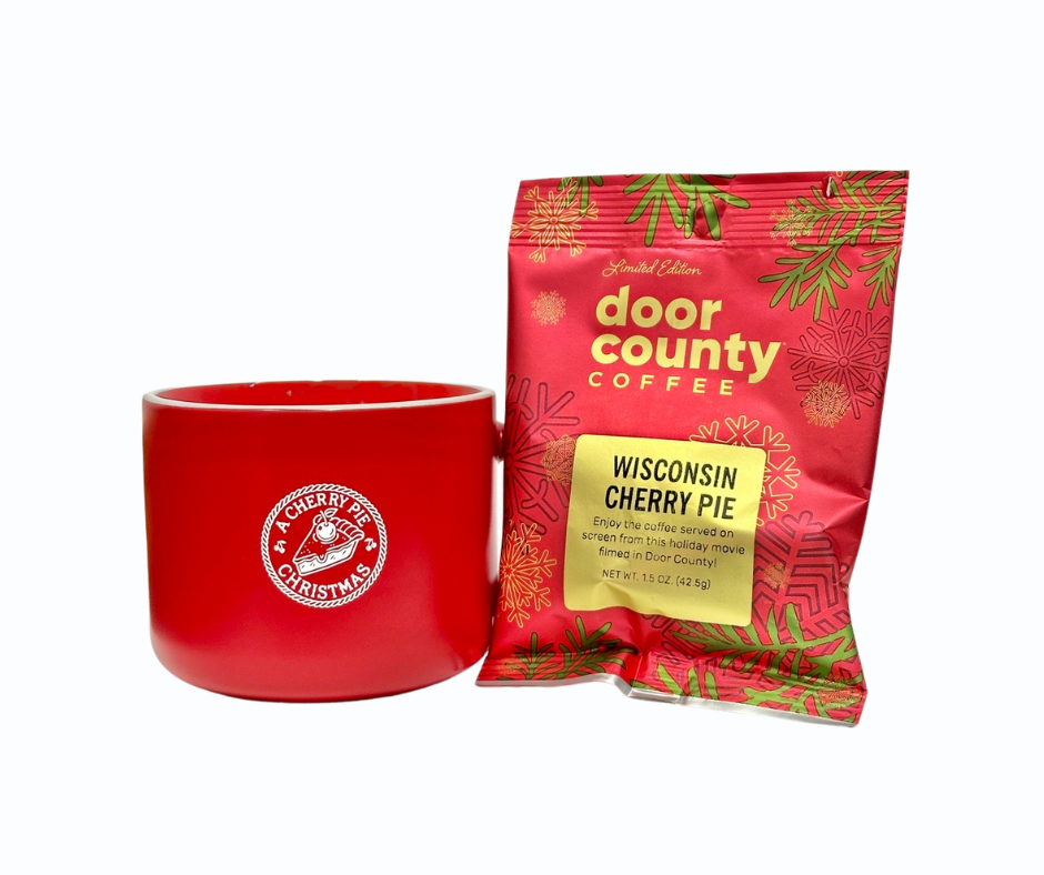 Door County Christmas Movie Mug & Limited Time Coffee from Door County Coffee