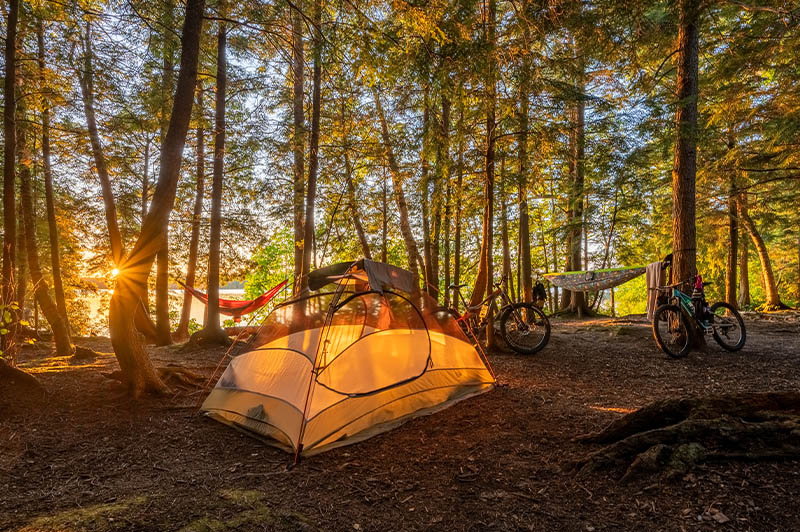 Camping in Door County