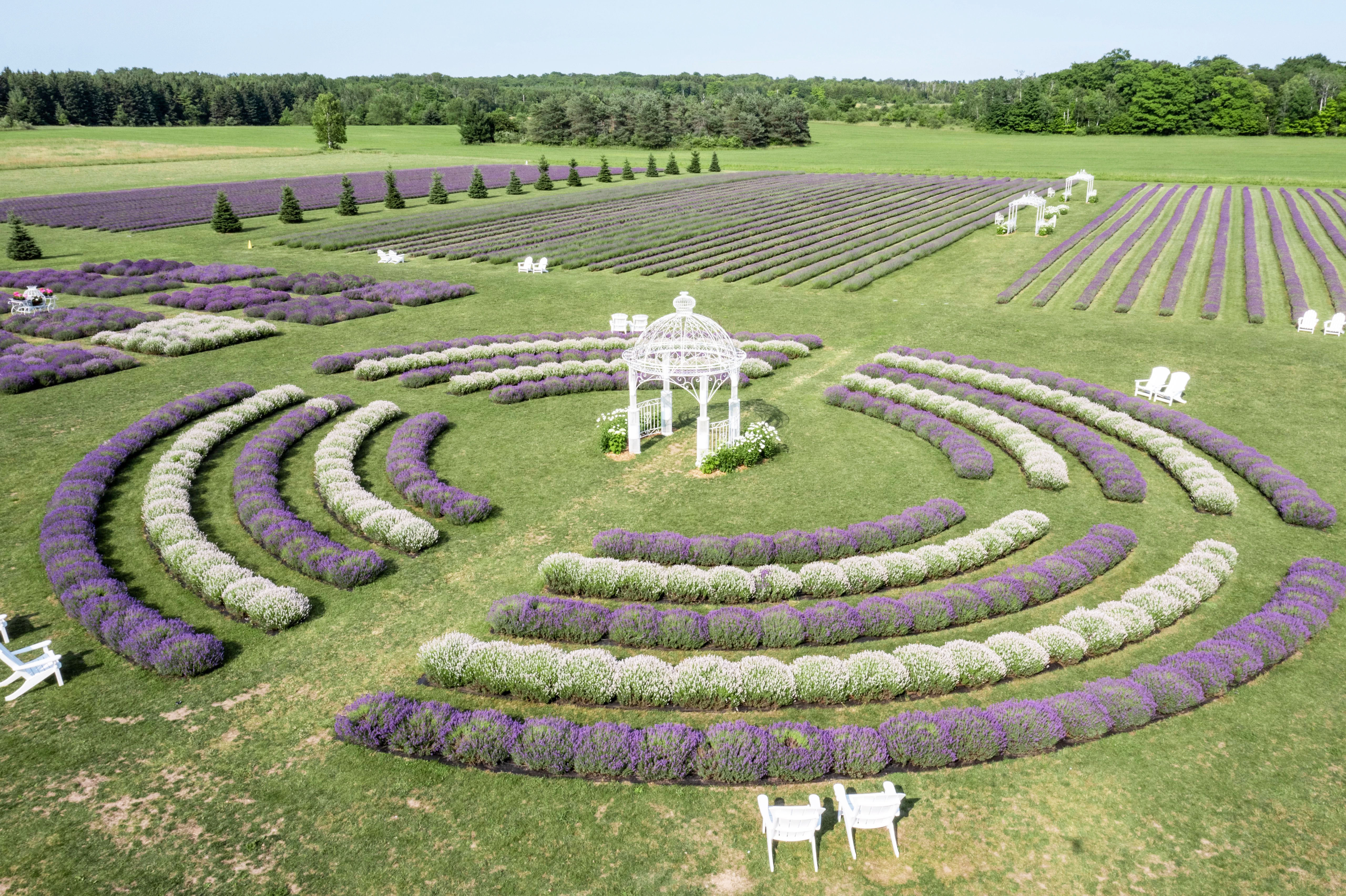 Fragrant Isle aerial at Washington Island.