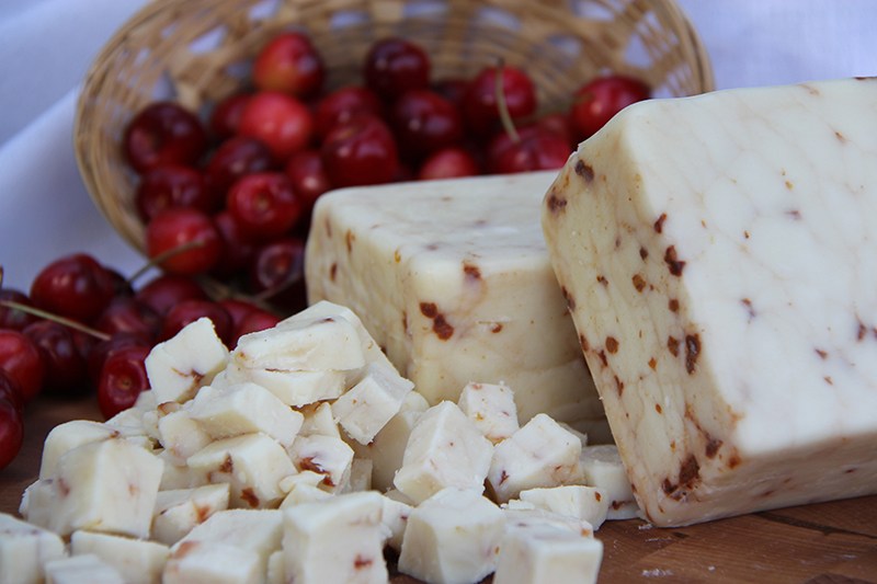 An assortment of fine cheeses